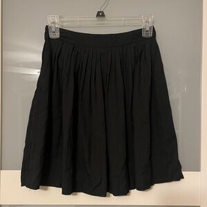 H&M Black Pleated Skirt